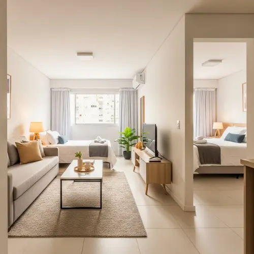 Apartamento mobiliado